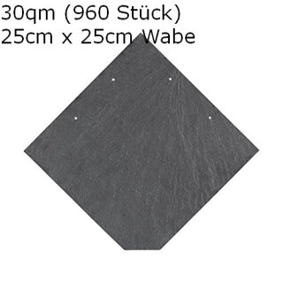 25x25 Wabe 30qm (960 Stück)