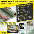 Baufolie TYP 100 transluzent 4x25m