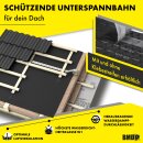 BMD Unterspannbahn 18,75m² und  37,5 m²