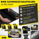 Baufolie Typ 200 schwarz 4mx25m
